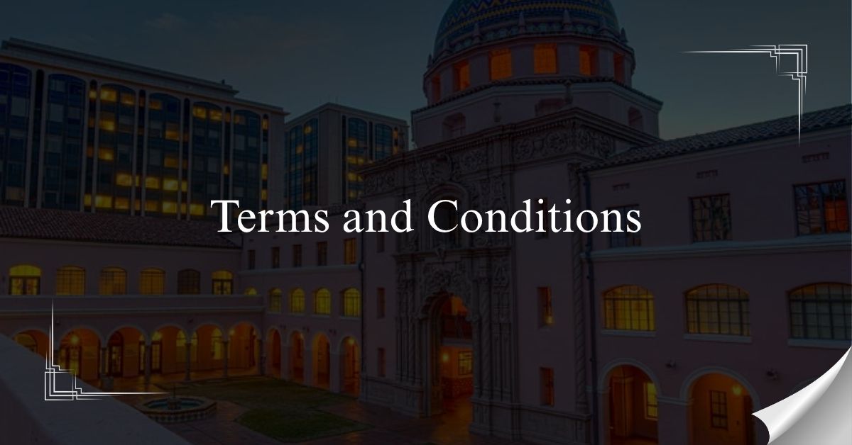 Terms and Conditions